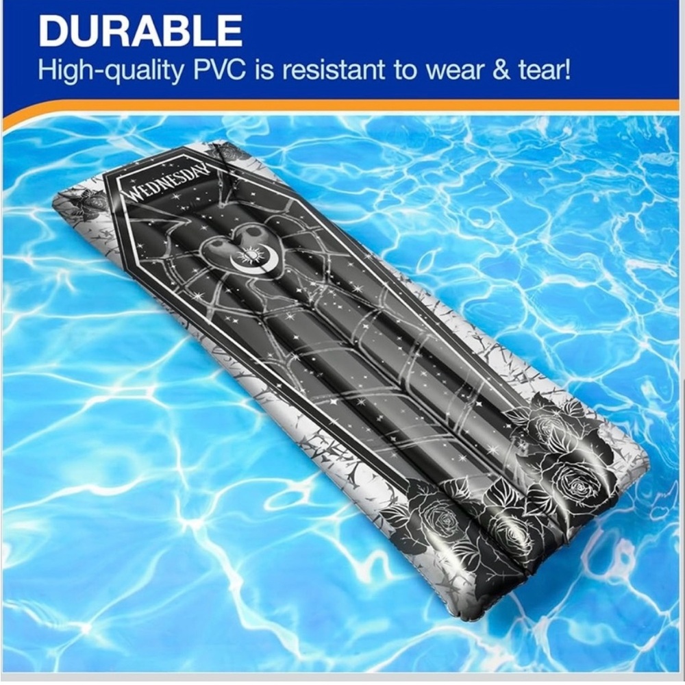 Wednesday Addams themed inflatable Pool Float - Picture 4 of 6